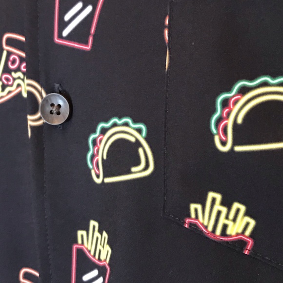 Caribbean swimwear button down shirt. NWT SIZE M - Picture 3 of 11